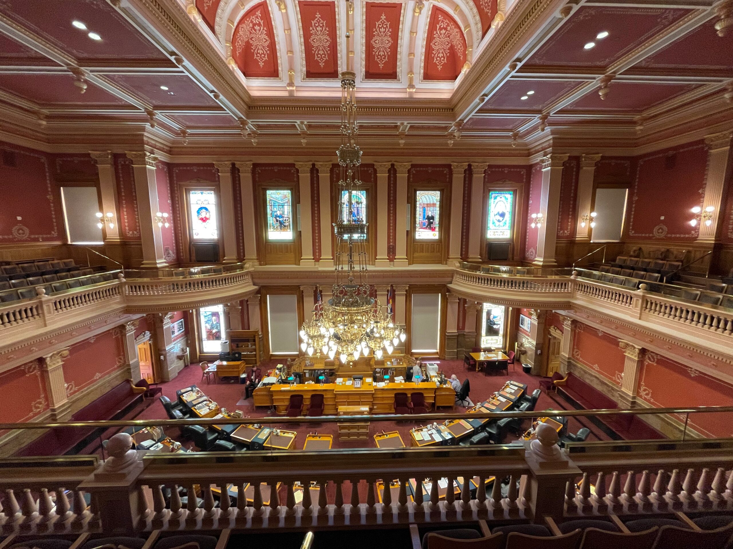 Colorado state capitol Senate Chamber